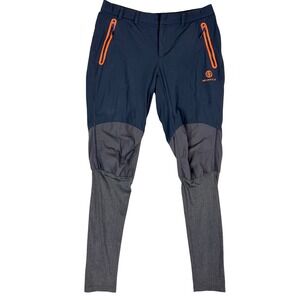 Beanpole Womens Hiking Climbing Pants Size S Gray Mixed Fabric Stretchy Gropcore